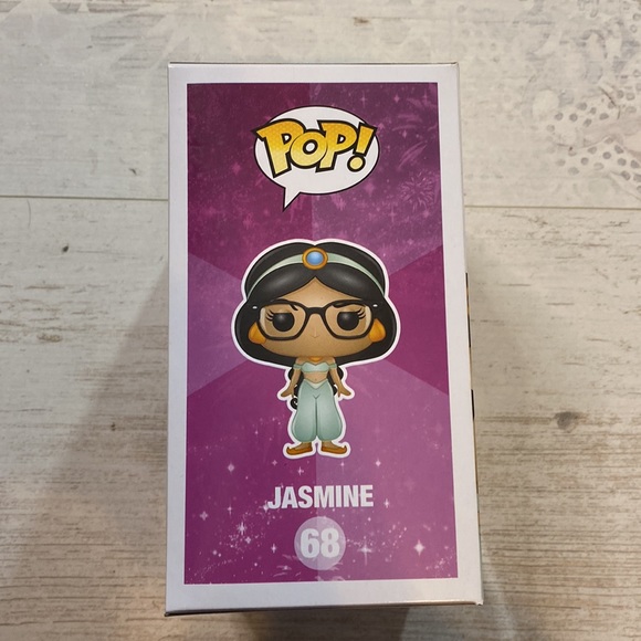 Funko Pop Nerd Jasmine #68 Disney Exclusive Figure - Picture 6 of 8